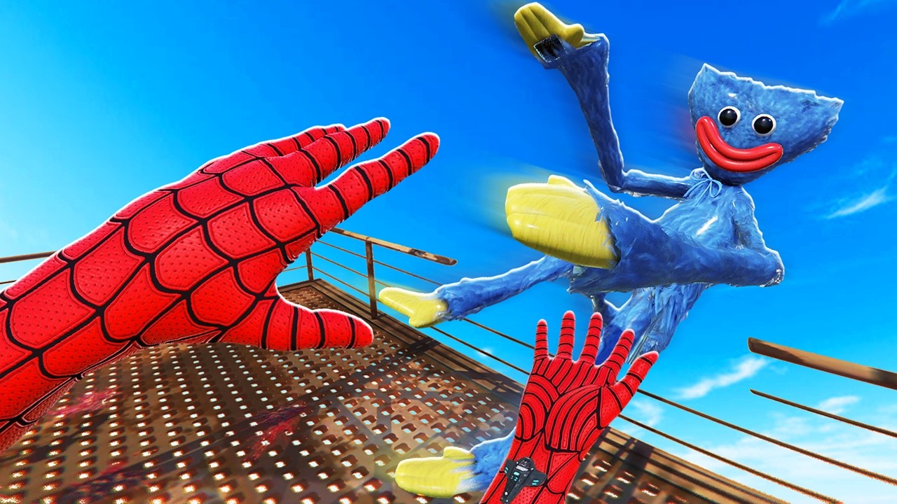 Throwing Huggy Wuggy Off a HUGE Tower in VR
