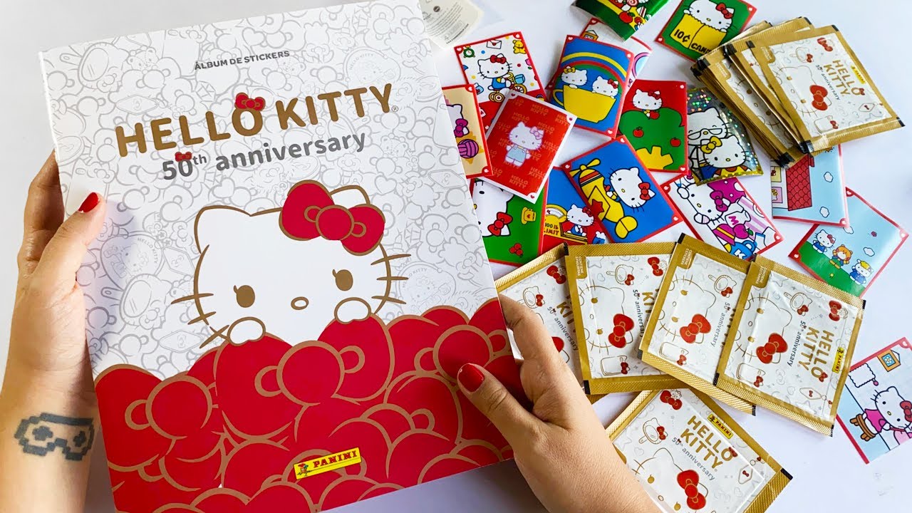 HELLO KITTY Cumple 50 Años y Panini así lo festeja 🍎 Álbum Review