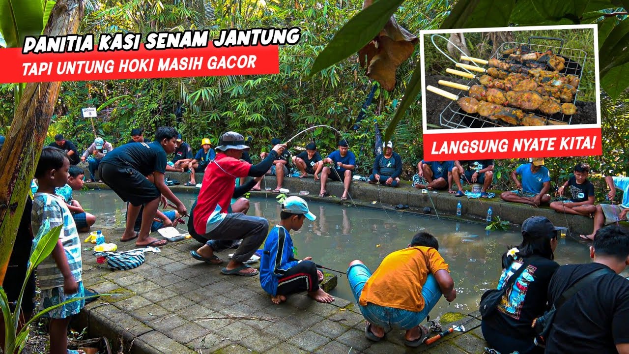 Lomba Mancing Kali Ini Sempat Dibikin Lemes Sama Jumlah Tebaran Ikannya