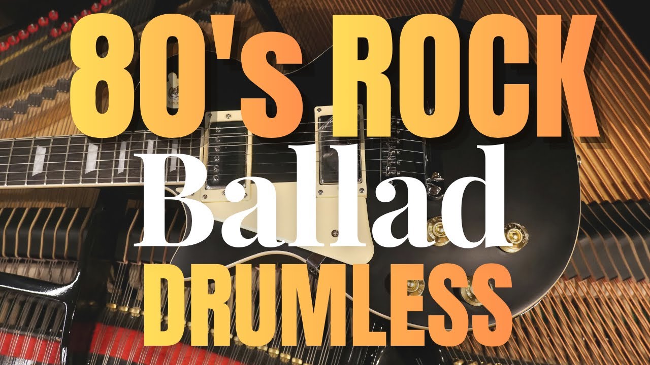 Drumless rock ballad backing track | 65 BPM w/ CLICK