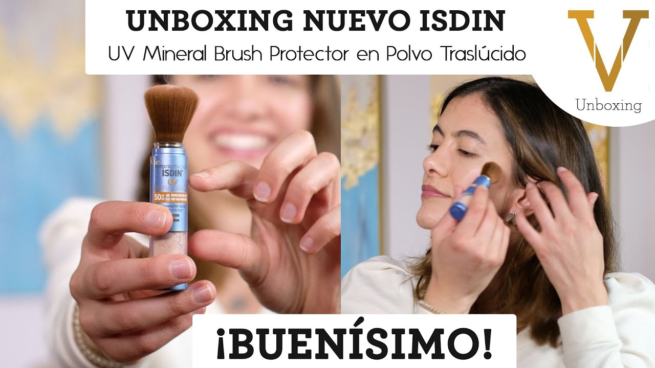 UNBOXING NUEVO UV MINERAL BRUSH ISDIN - REVIEW NUEVA PRESENTACIÓN PROTECTOR SOLAR EN POLVO