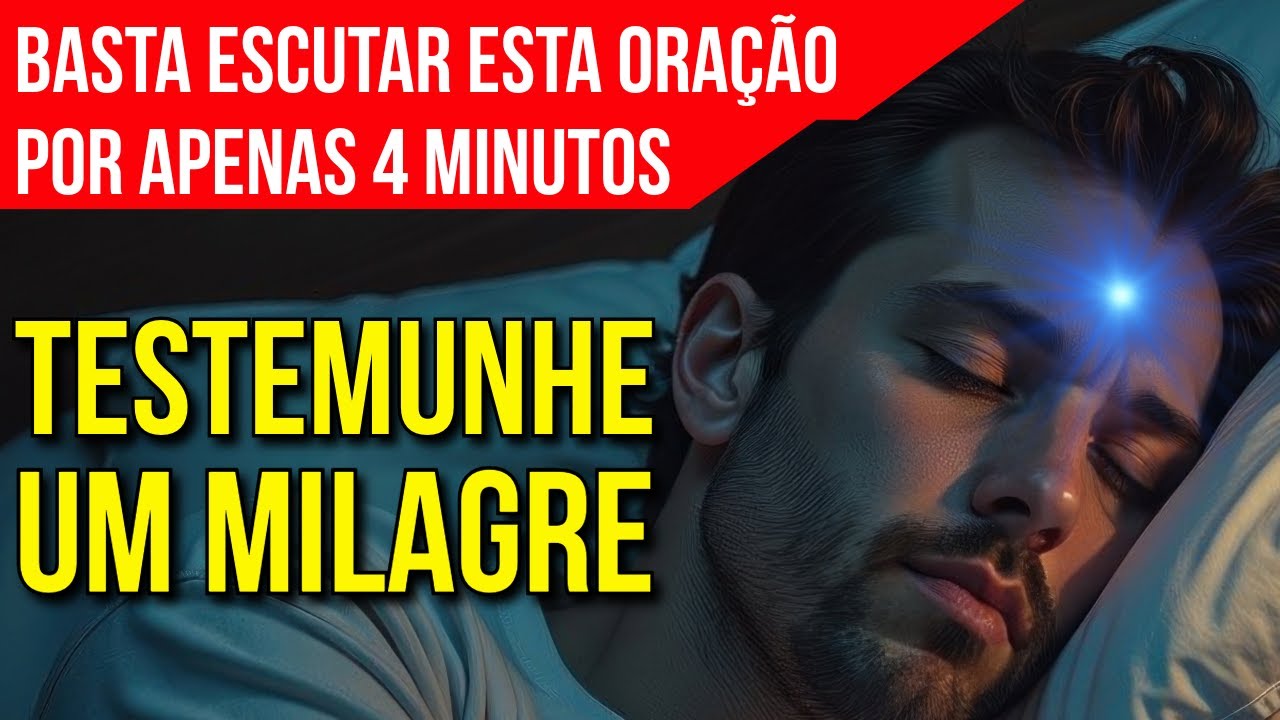 PODEROSA ORAÇÃO PARA PEDIR UM MILAGRE E FORTALECER SUA FÉ | Ouça Enquanto Dorme