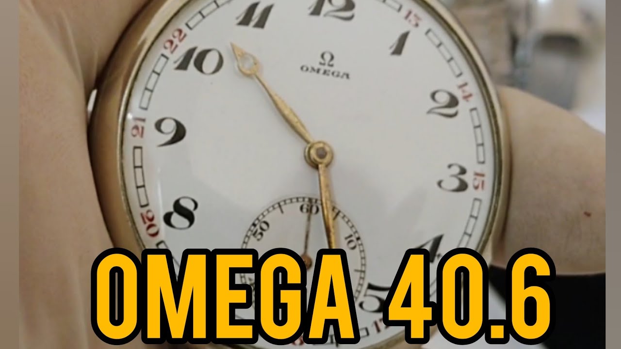 RELÓGIO OMEGA DE BOLSO - REVISÃO  - TROCA DE VIDRO
