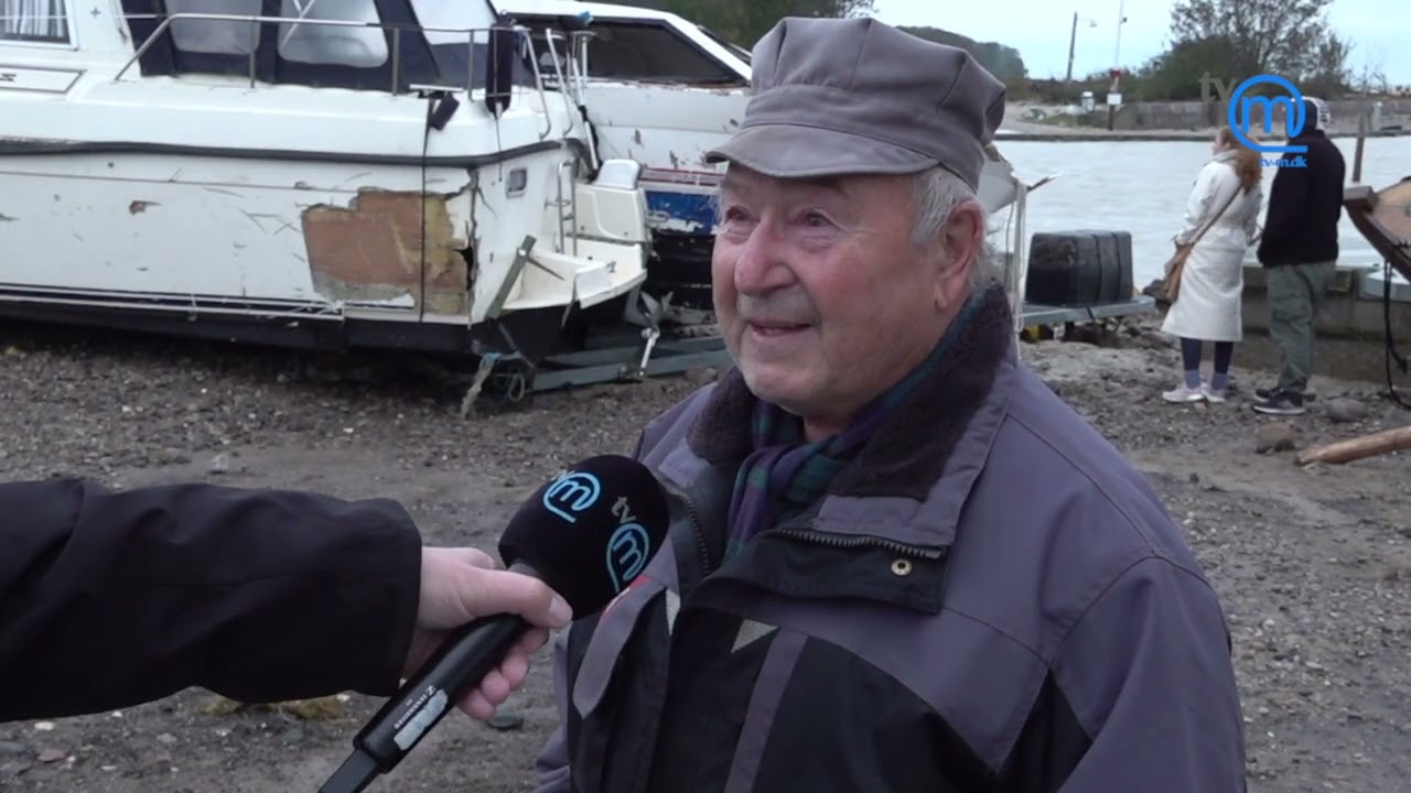 Hesnæs Havn lørdag morgen d. 21. oktober 2023.