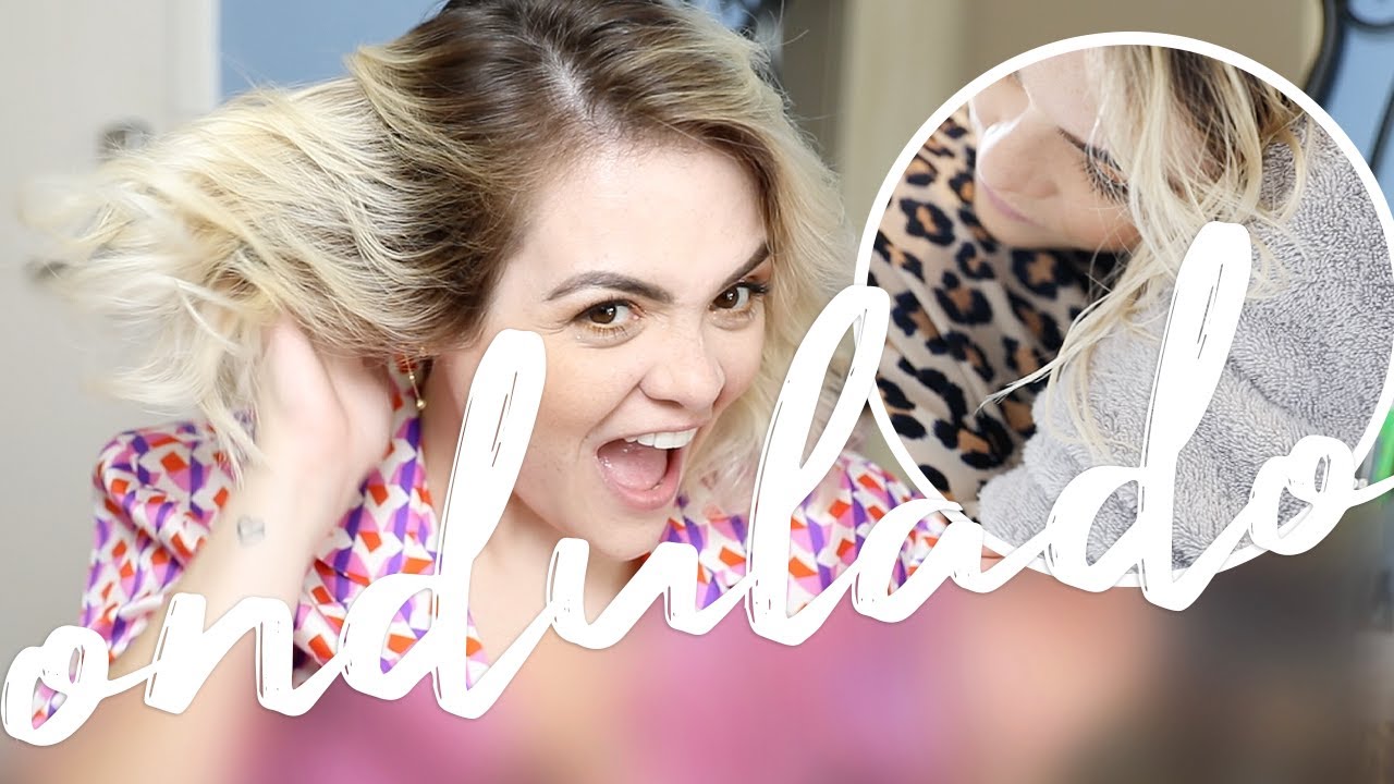 FINALIZAÇÃO CABELO ONDULADO COM TOALHA (SEM MODELADOR DE CACHOS!) • Karol Pinheiro