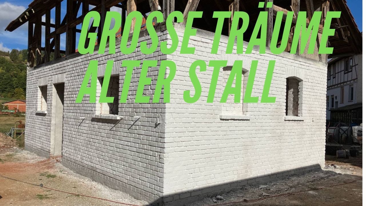 #78 | Außenfassade weißeln mit Kalkmilch - historisch bauen DIY