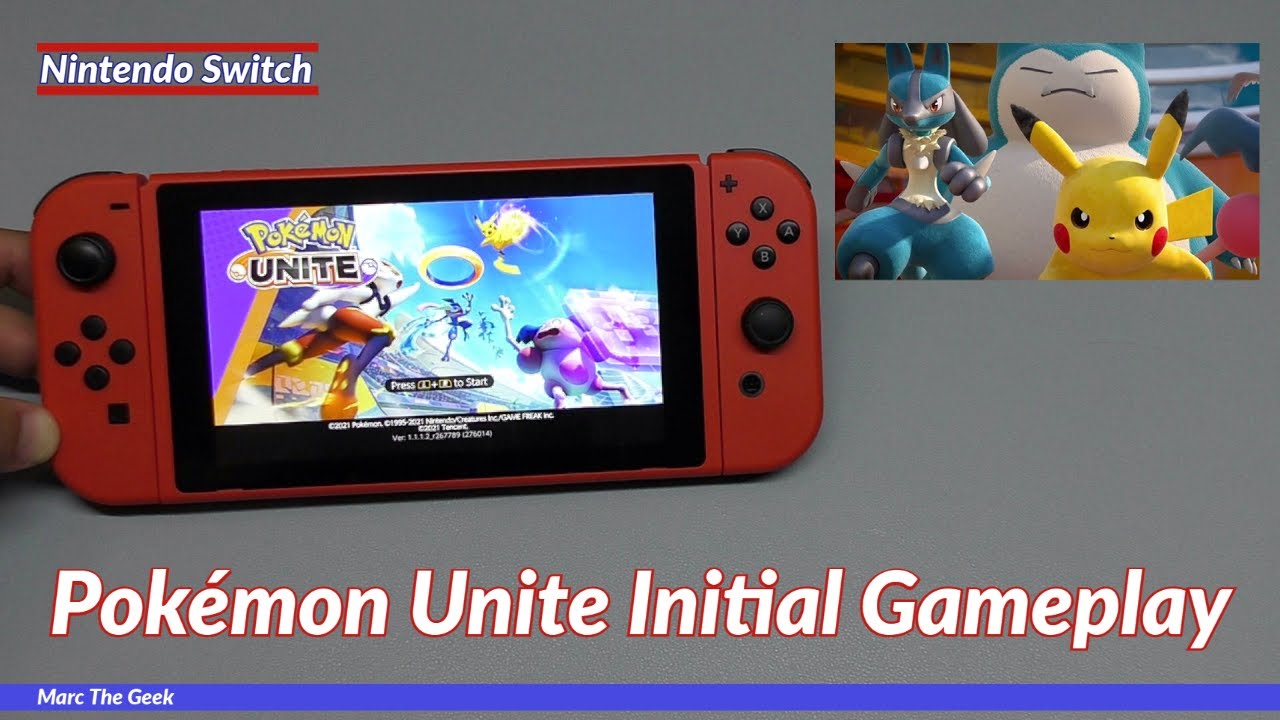 Pok&eacute;mon Unite Initial Gameplay