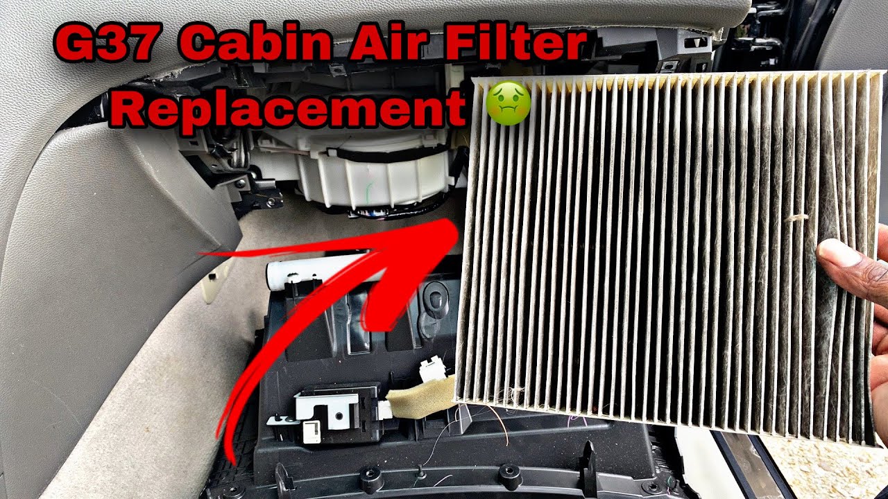 G37 Cabin Air Filter Replacement (how To)