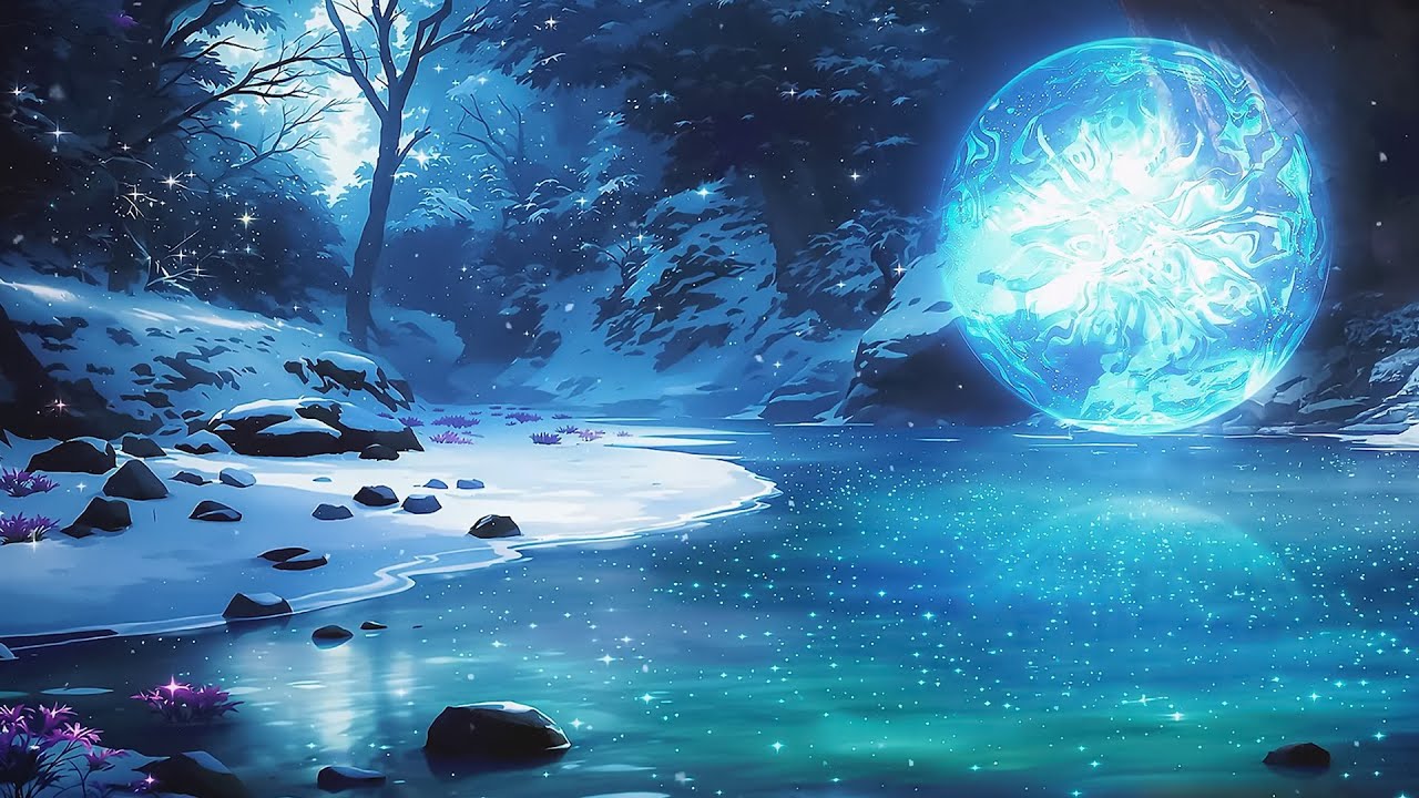 2 Hours Stress Relief Visual | Frozen Serenity | A Quiet Pause