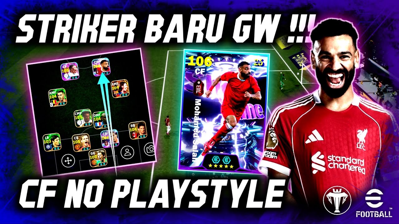 REVIEW MOHAMED SALAH GW JADIIN CF NO PLAYSTYLE 🔥 SHOW TIME BLITZ CURLER eFootball 2026 Mobile