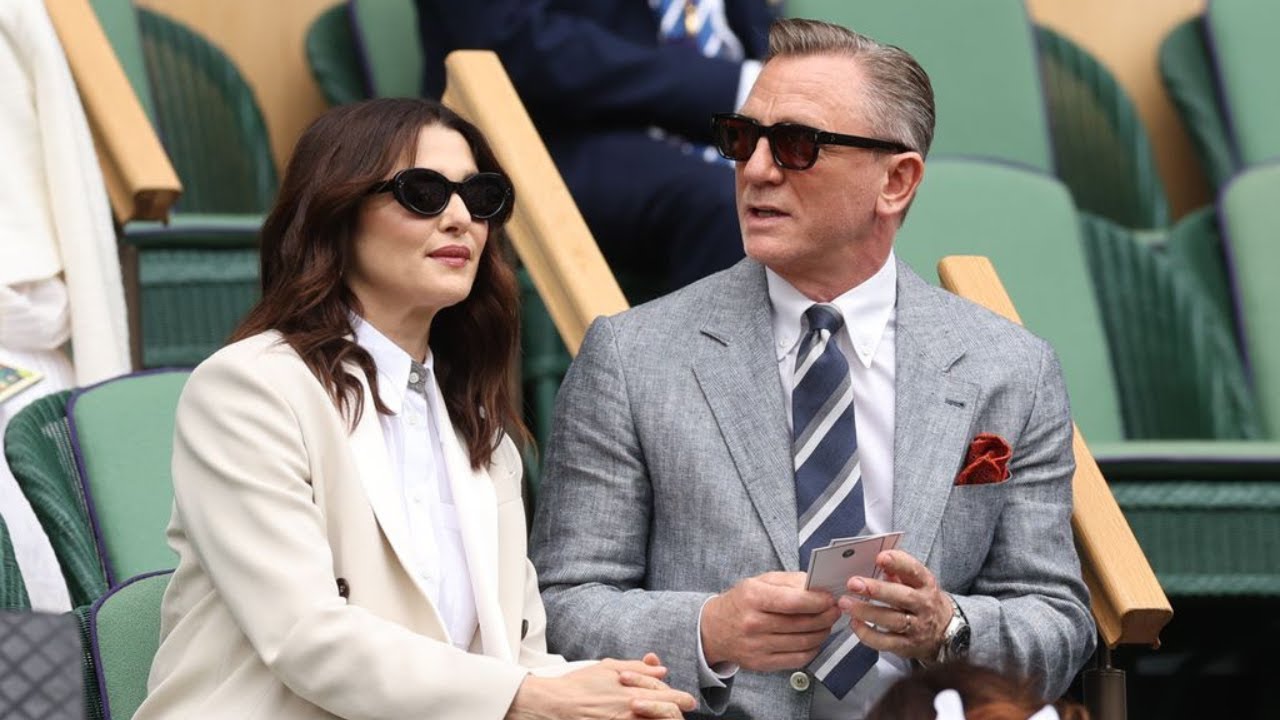 Daniel Craig debuts new hairdo at star studded event alongside wife&nbsp;Rachel&nbsp;Weisz