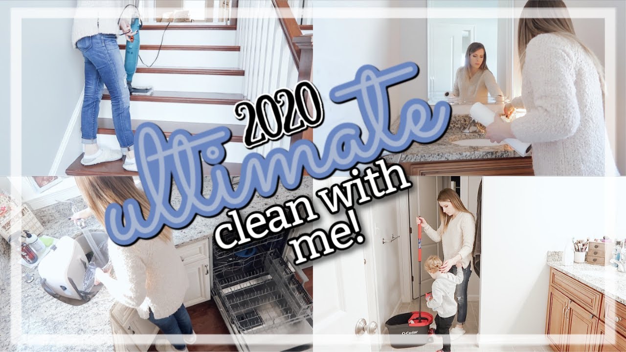 NEW! ALL DAY ULTIMATE CLEAN WITH ME 2020 / EXTREME CLEANING MOTIVATION / SATISFYING SPEED CLEAN