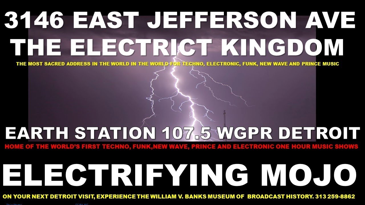 DETROIT MICHIGAN, THE TECHNO, FUNK, NEW WAVE, AND PRINCE CAPITAL OF THE WORLD.  ALL DAY...ALL NIGHT.