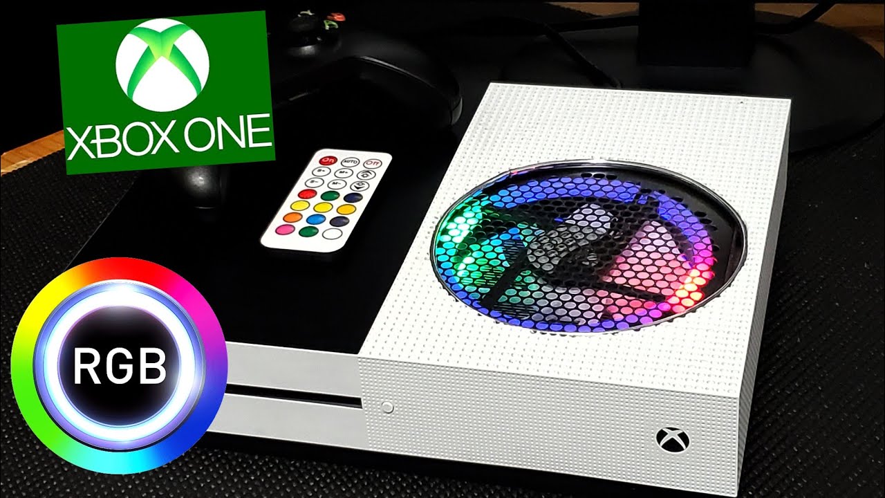 Как заменить стандартный вентилятор Xbox One на вентилятор с RGB-подсветкой и блок управления 