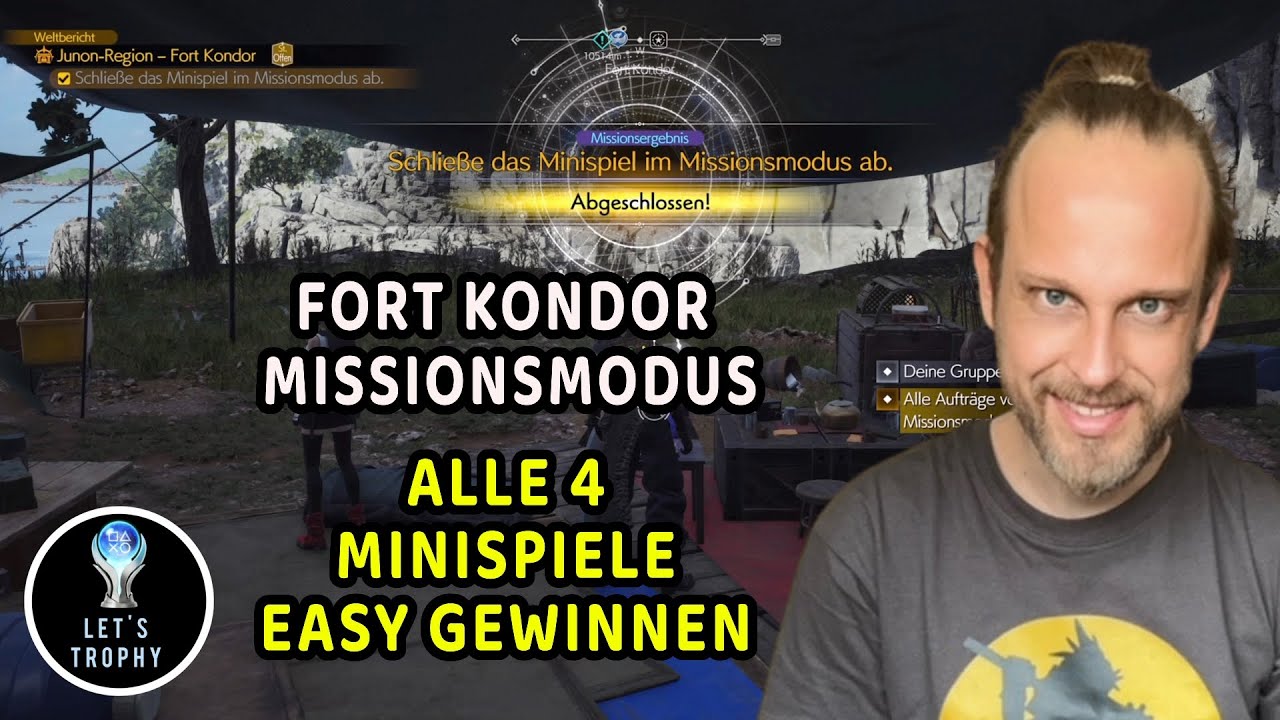 Final Fantasy VII Rebirth Fort Kondor Missionsmodus alle 4 Mini Spiele Hard Tipps Tricks FF7 deutsch