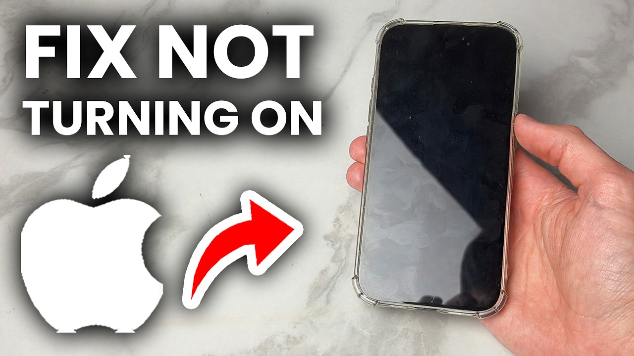 How To Fix iPhone 16 Not Turning On - iPhone 16 Black Screen