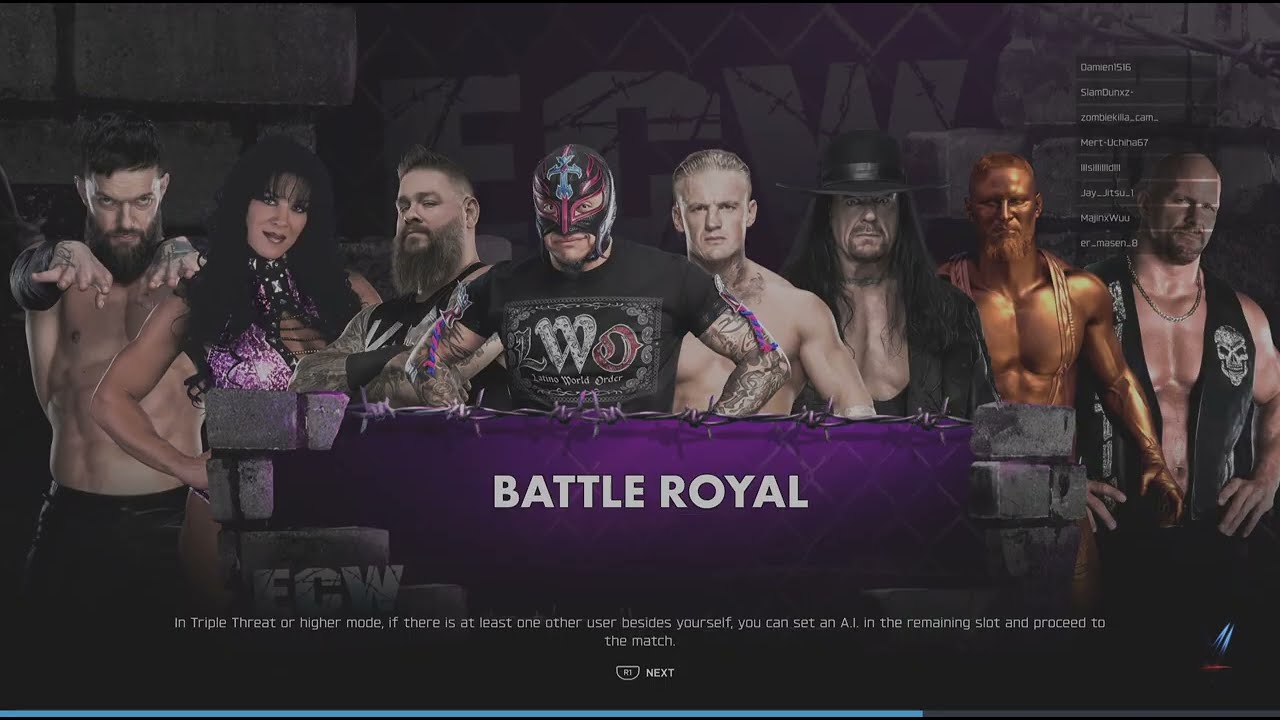 WWE 2K26 my mom's birthday  battle royale and,Saint, Sarah's day.