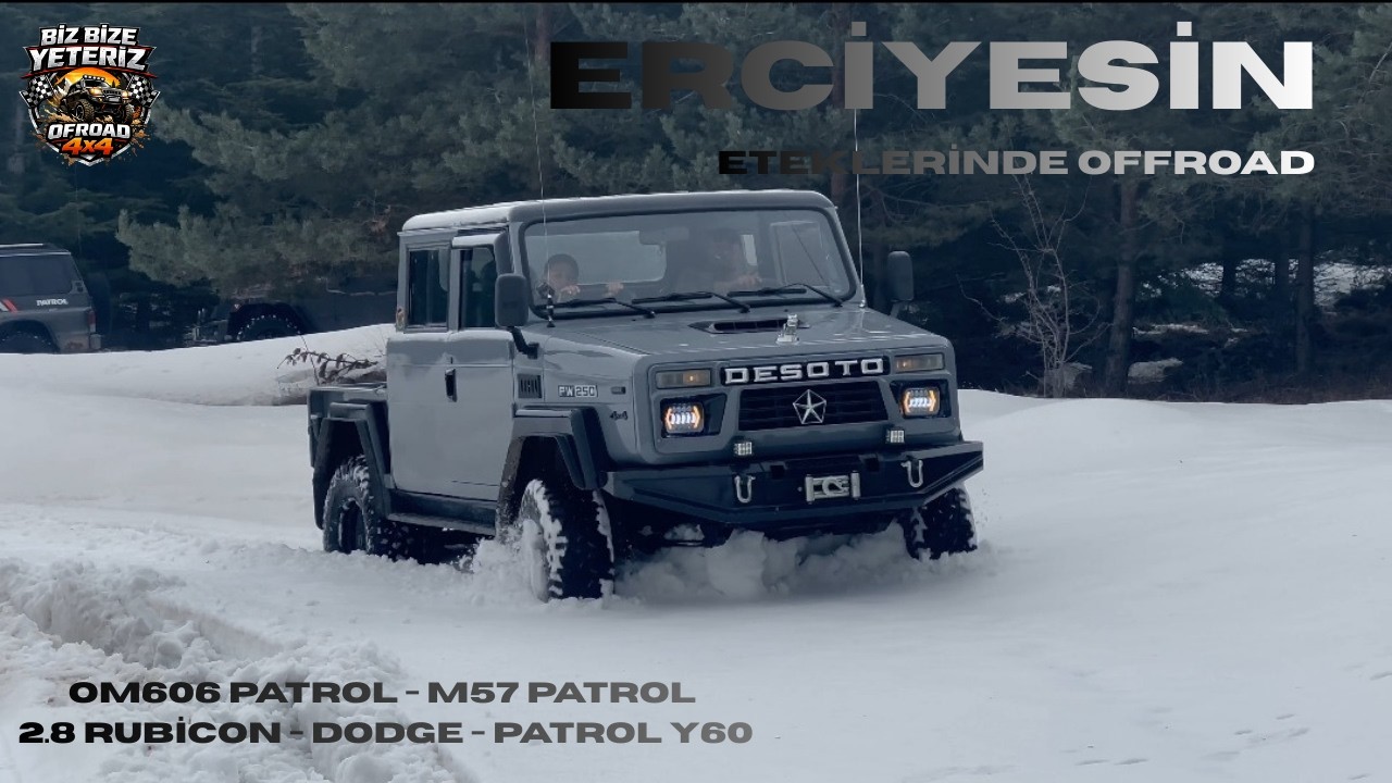 Bizbizeyeteriz 4x4 offroad... om606 Patrol - 2.8 Rubicon - M57 Patrol