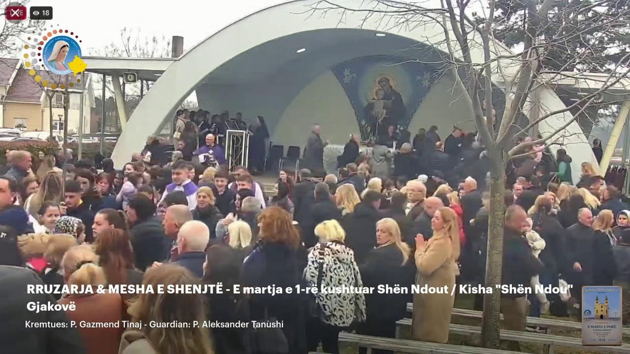 RRUZARJA & MESHA E SHENJTË - E martja e 1-rë kushtuar Shën Ndout / Kisha 