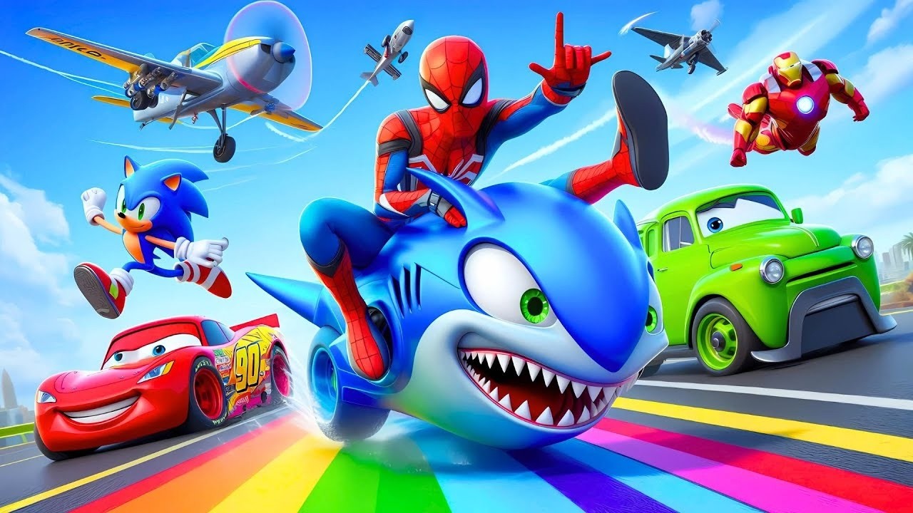 GTA 5 | Crazy Ragdoll - Spiderman On Rainbow Bridge With Minions (Funny Fails Compilations) 1