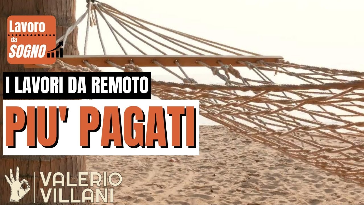I 10 lavori da remoto più Richiesti e Pagati in Italia nel 2023