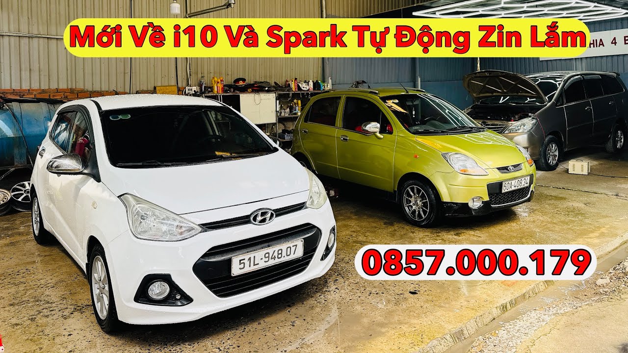 Mới Về Tiếp 2 Xe Rất Hợp Lý - i10 Zin Đẹp Keng Và Spark Tự Động Chỉ Vài Chục 📞 Nghĩa Bốn Bánh