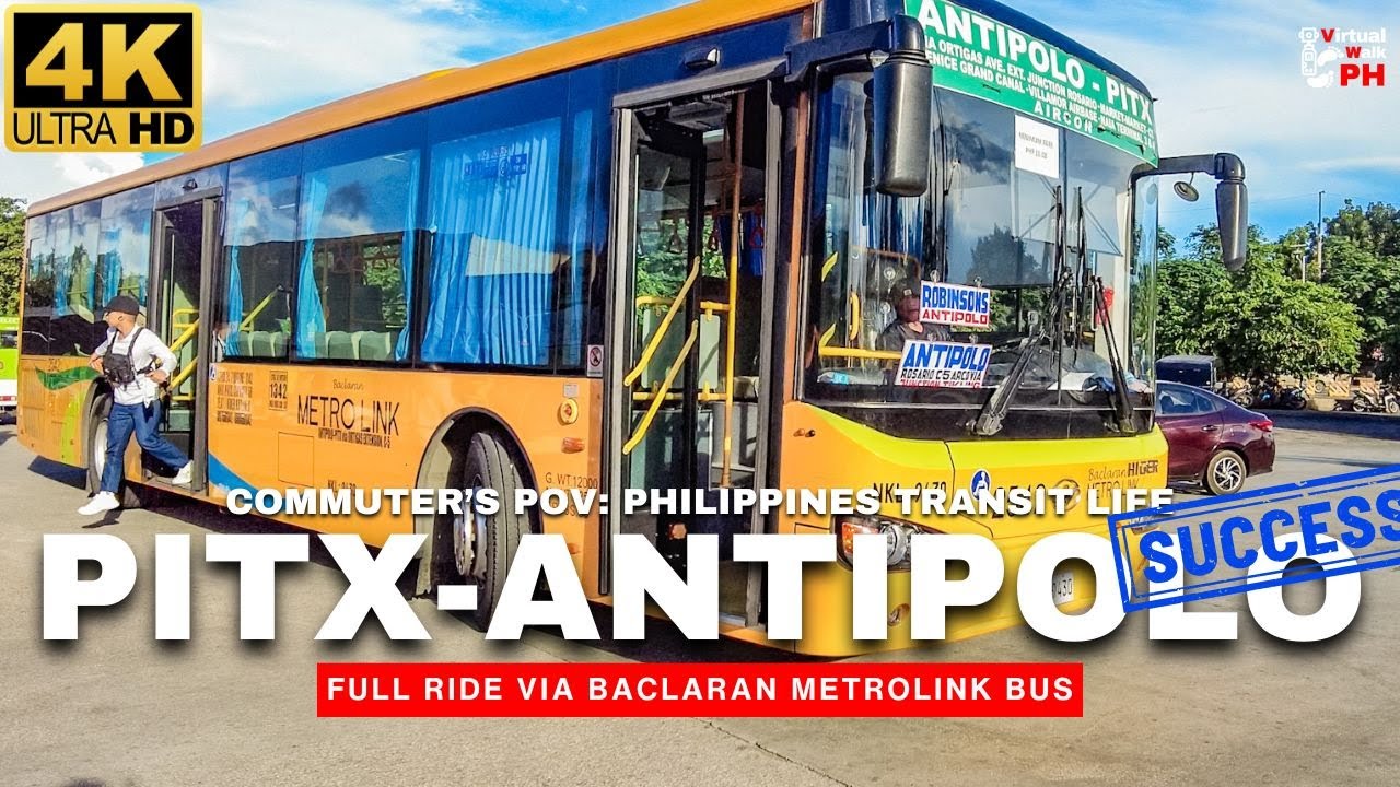 [4K] Full Commute: SUCCESSFUL Bus Ride from PITX to Antipolo (2025)