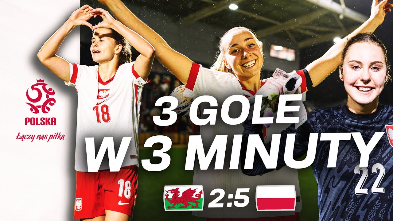 3 GOLE W 3 MINUTY, WYZWANIE SEWERYN I NOWA PRZYŚPIEWKA KIBICÓW. Kulisy meczu Walia - Polska kobiet