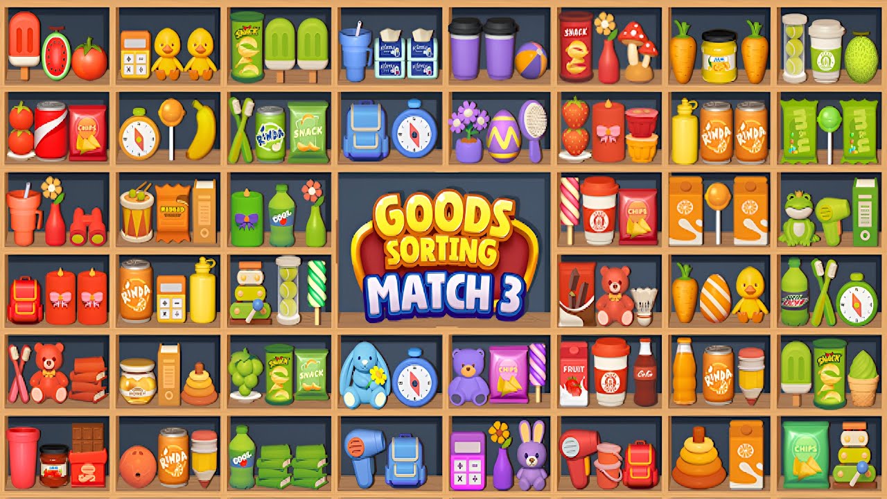 Goods Puzzle: Sort Challenge (by ONESOFT) IOS Gameplay Video (HD)