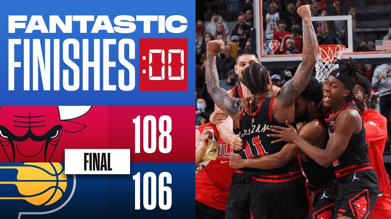 Final 1:38 WILD ENDING Bulls vs Pacers 😮😮