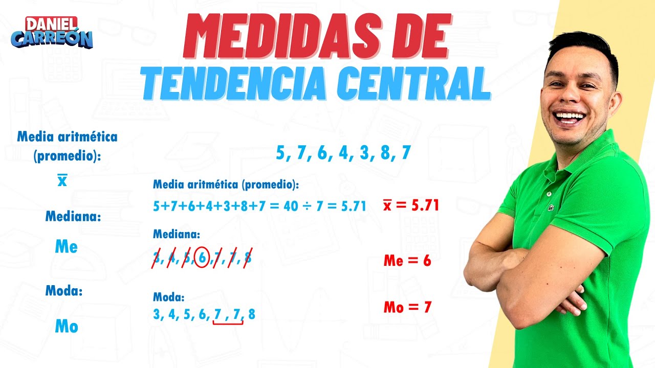 MEDIDAS DE TENDENCIA CENTRAL Super facil – Para principiantes