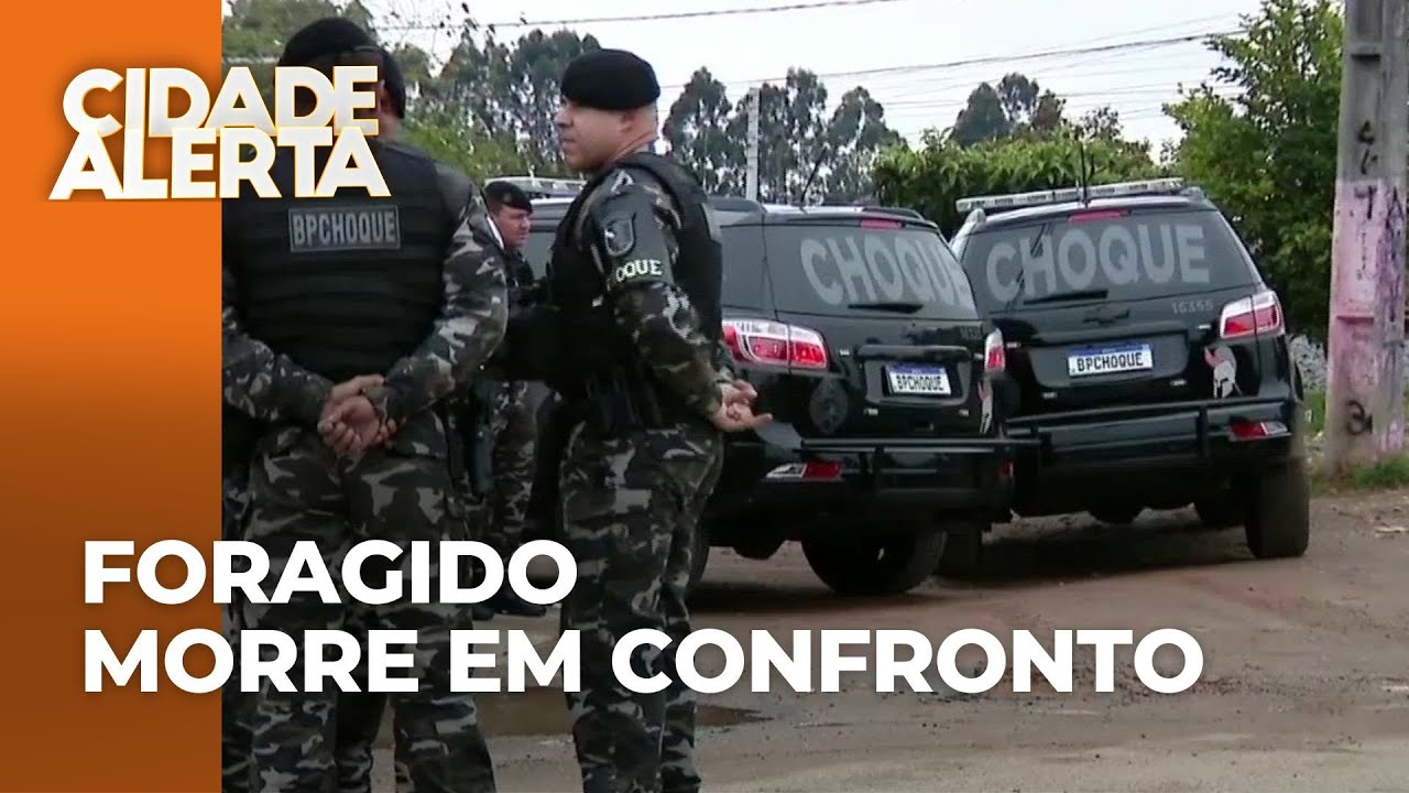 Confronto no Cajuru: foragido morre ao trocar tiros com o BPChoque em Curitiba