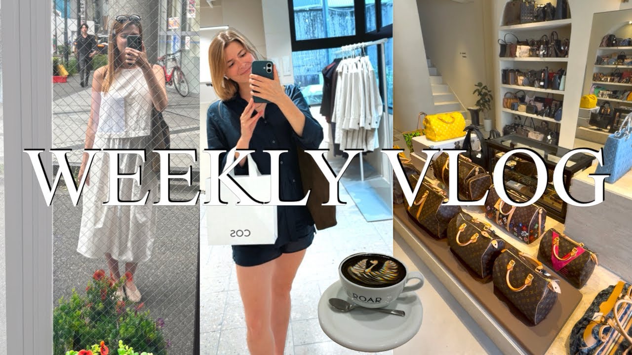 Shopping luxe en seconde main, head spa, food | WEEKLY VLOG