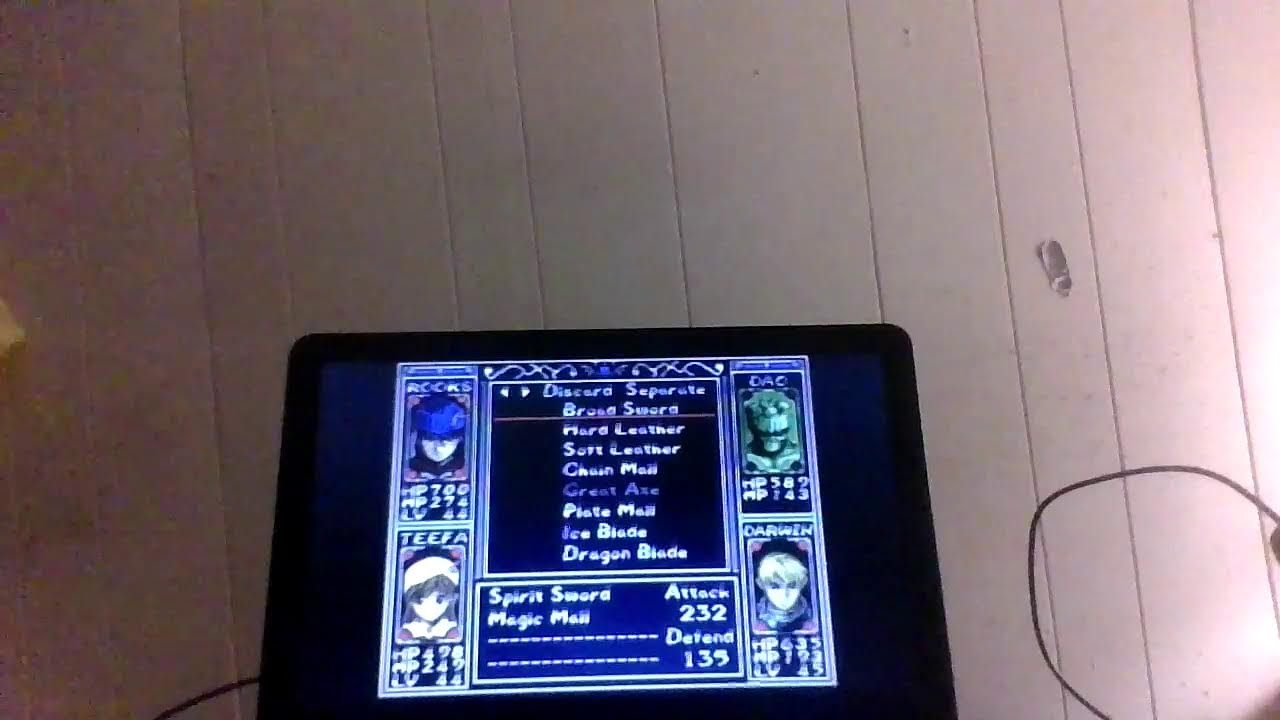 wolf arcana SNES game play