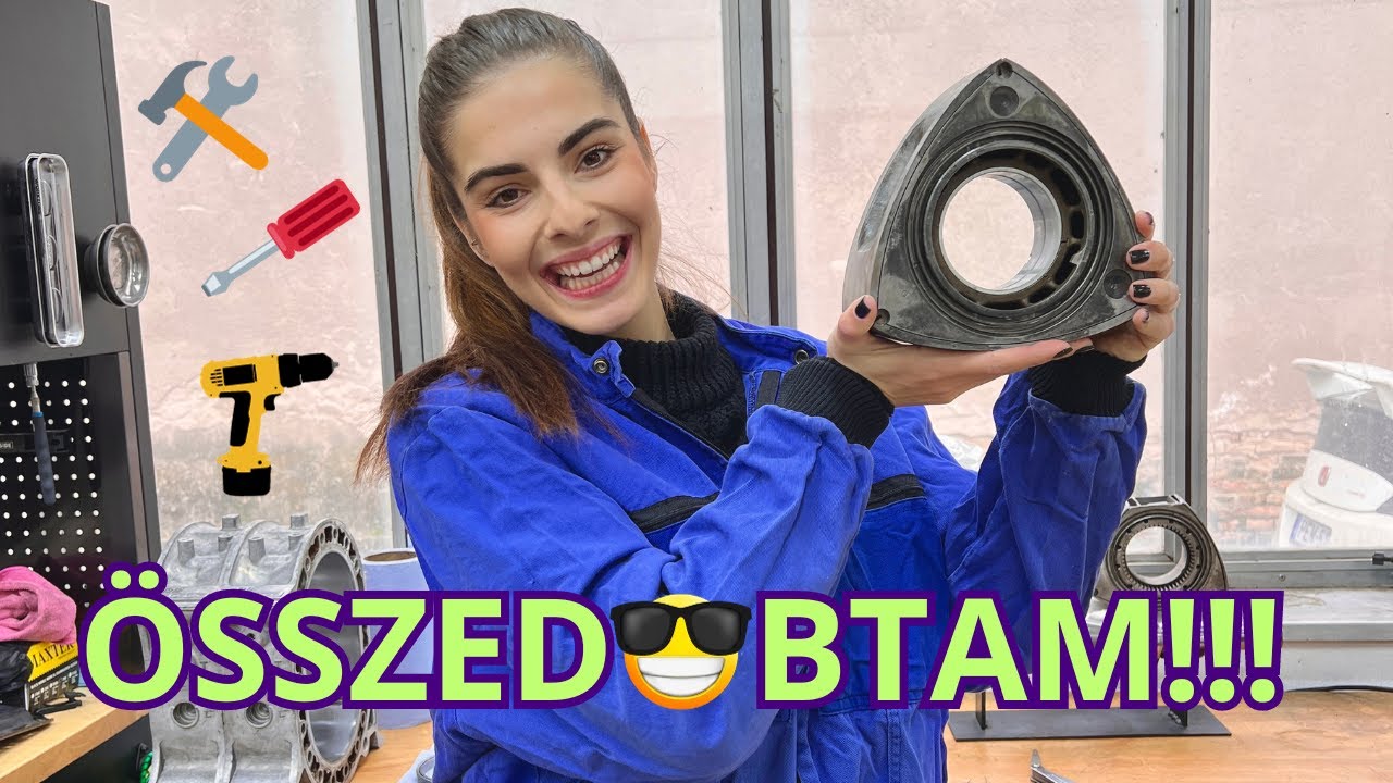 Wankel-motor szerelés? Gyerekjáték!👀🦾