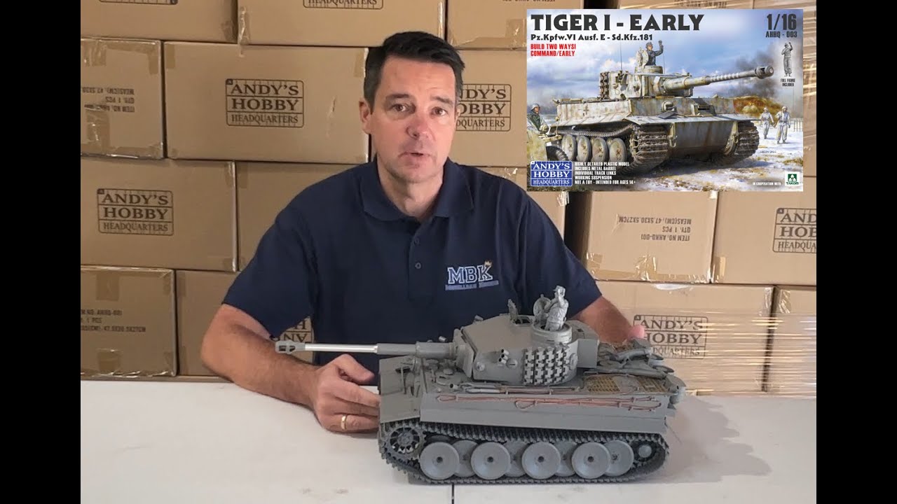 MBK packt aus SPEZIAL - 1:16 Tiger I early (2in1) (Andys HHQ, AHHQ-003)