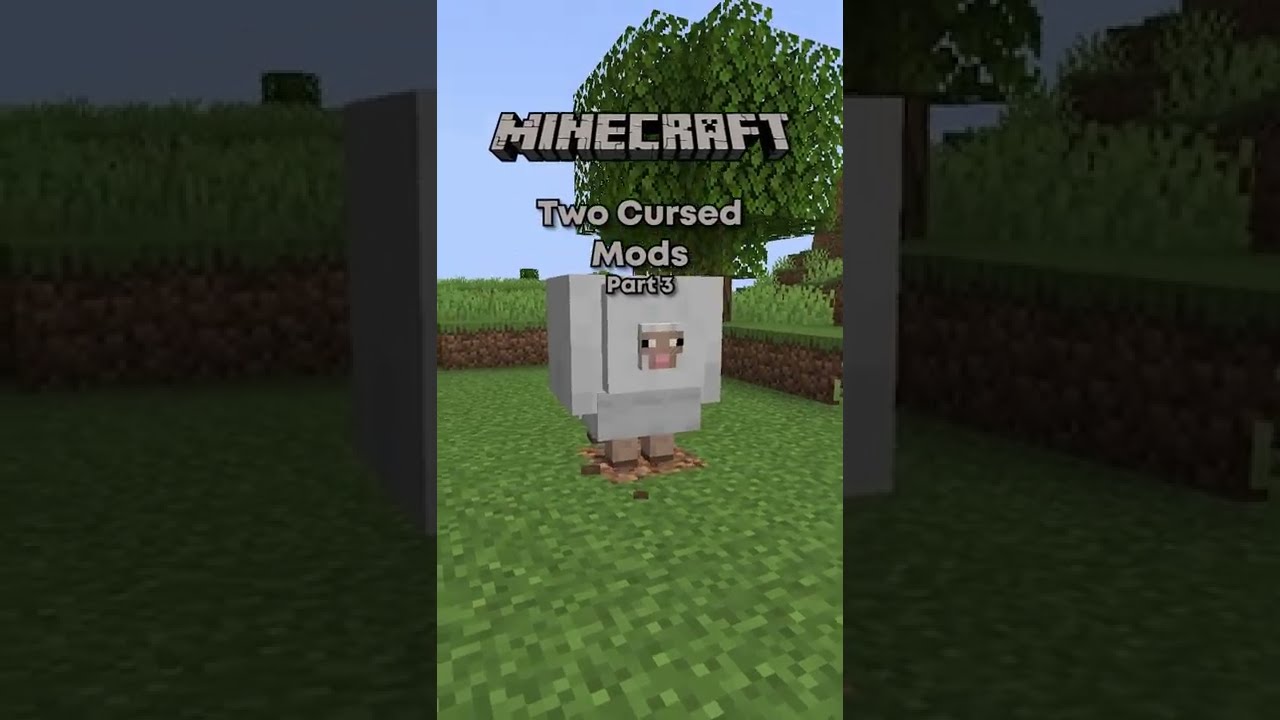 Minecraft But Sheep Are Chonky... (Cursed Mods Pt. 3)