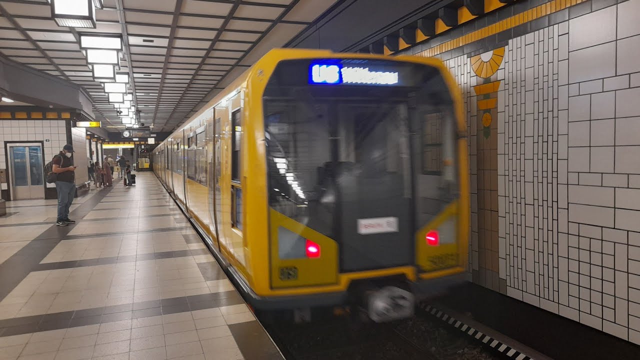 U-Bahn Berlin Mitfahrt von Hermannstraße bis Paracelsus-Bad im H97 auf der U8