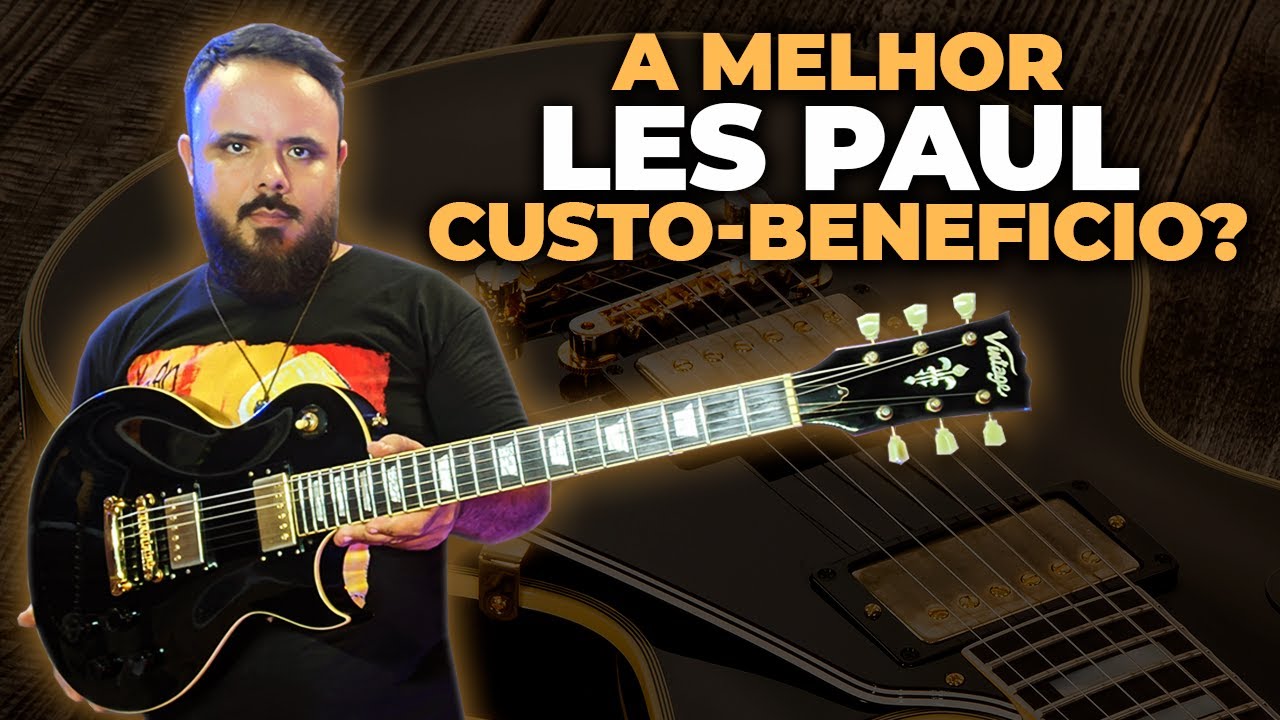 GUITARRA Les Paul VINTAGE V100: BOA, SENSACIONAL E TIMBRE EXCELENTE!