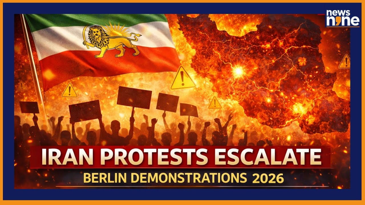 Anti-Iran Government Protesters Rally in Berlin, Demand Foreign Intervention