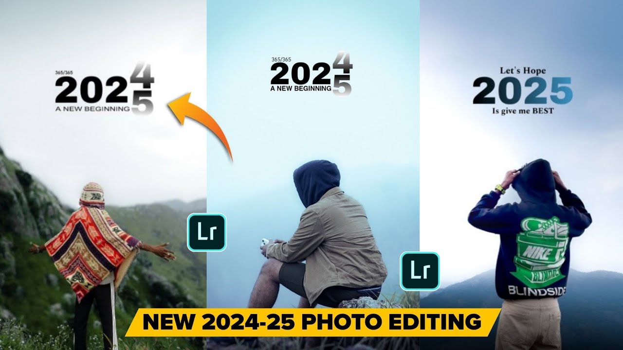 Happy New Year 2024-25 Photo Editing | New Cinematic Instagram Trending Photo Editing |