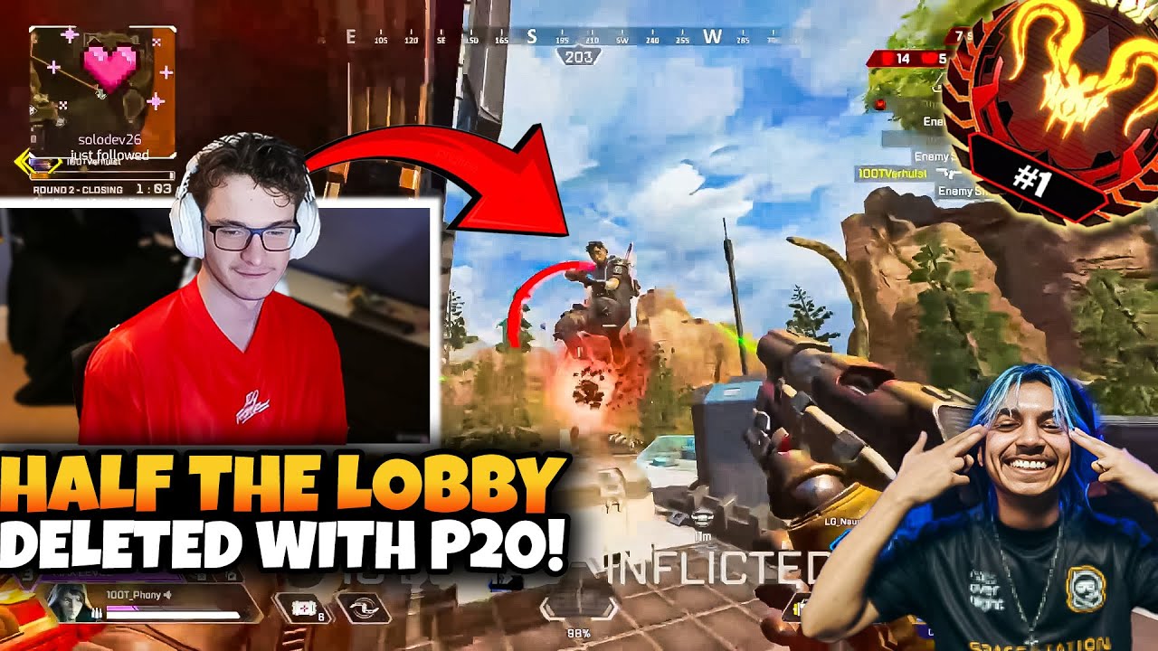 100T Phony & BIG E Wipe Half the Lobby With P20s in Predator Ranked!