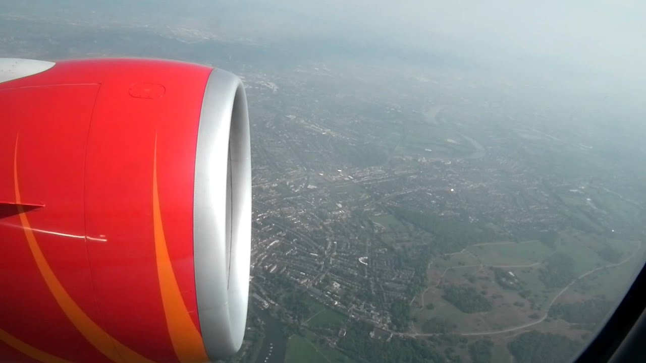 Air India - AI130 Take Off from London Heathrow... INCREDIBLE GE90 Sound
