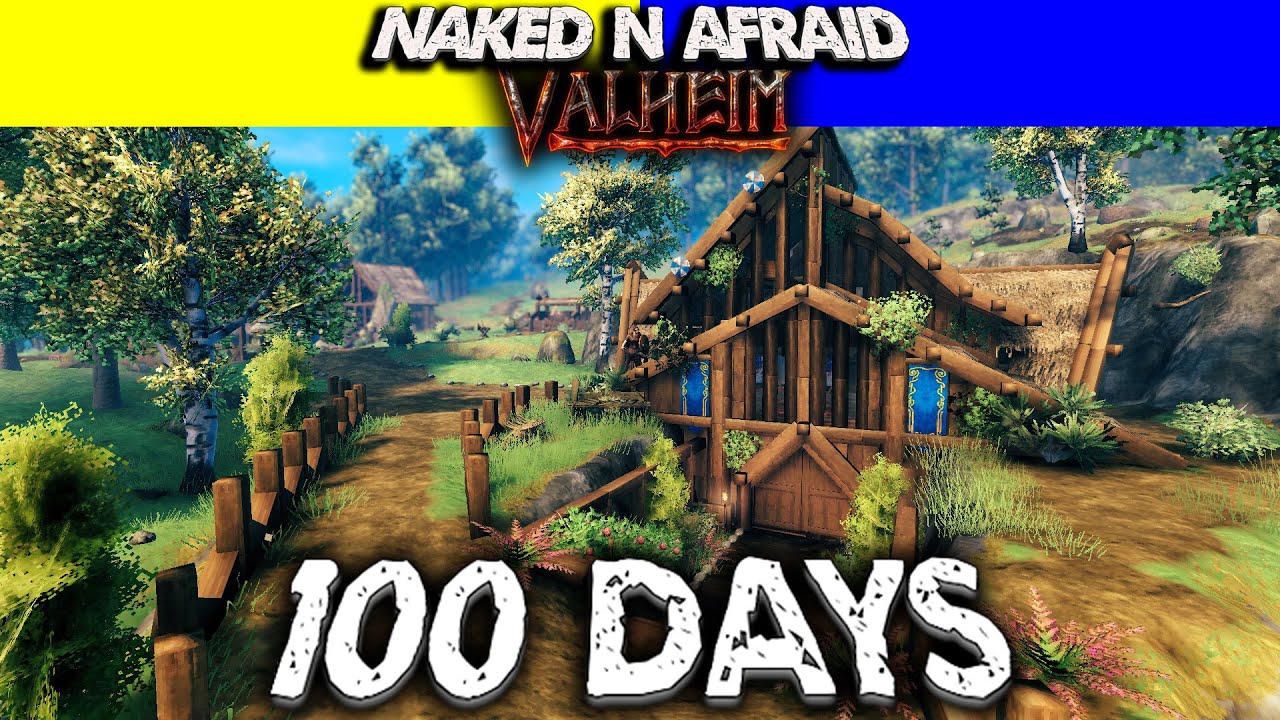 16 Vikings Build A BEAUTIFUL Civilization in Valheim Naked N Afraid - EP 1