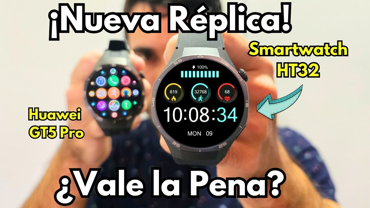 ¿El NUEVO CLON del Huawei GT5 Pro? 🔥 Review COMPLETA del Smartwatch HT32