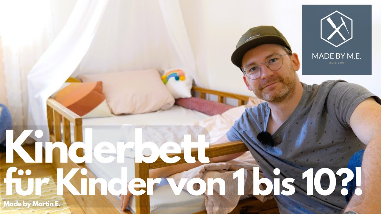 Kinderbett EASY selber gebaut !!! Montessori Stil !!!