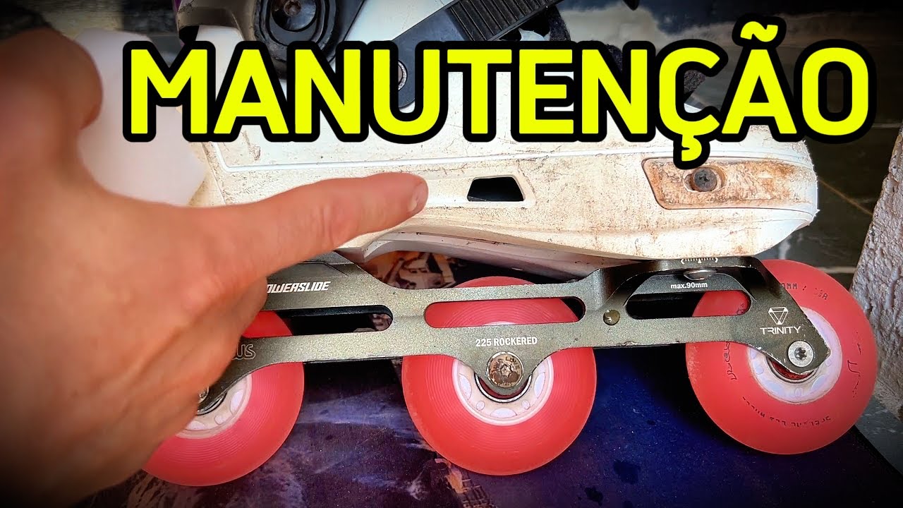 Manutenção e Secagem COMPLETA PATINS  e ROLAMENTOS