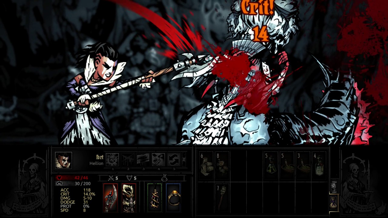 Darkest Dungeon - The Crimson Court - Countess Boss Fight (traditional approach)