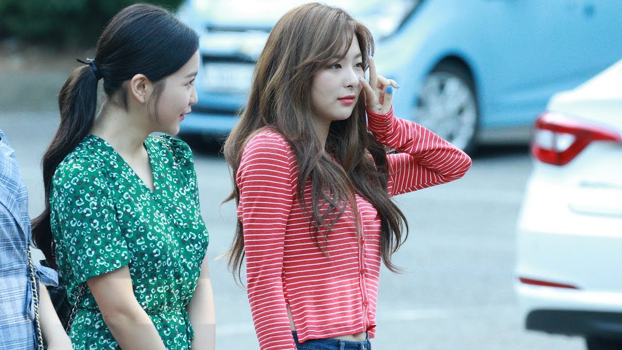 180817 레드벨벳(RedVelvet) 슬기(SEULGI) - kbs 뮤직뱅크 출근길
