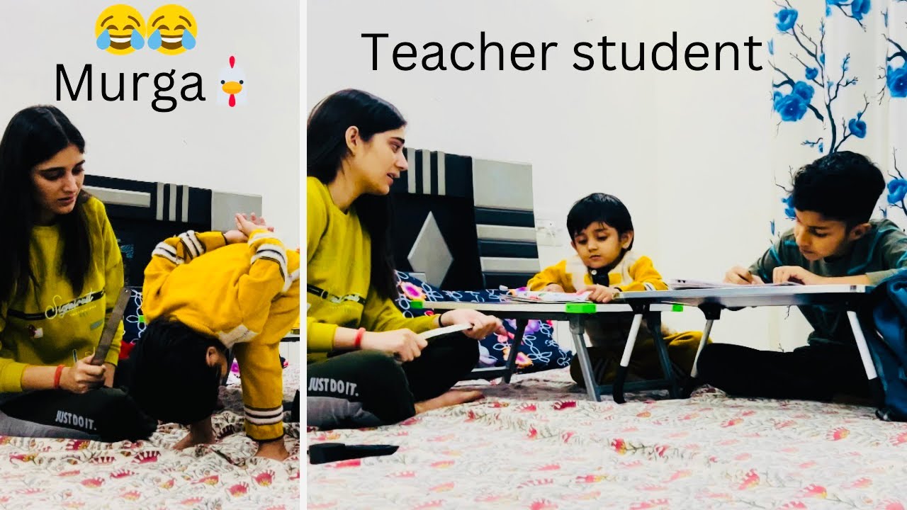 Teacher and student game😅|| Murga punishment 🤣